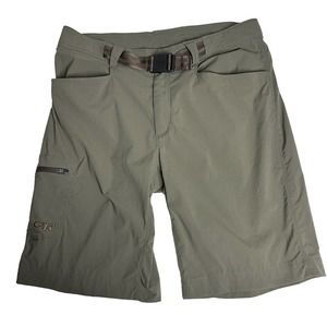 Outdoor Research Mens Equinox Short 32 34 Brown Activewear Hiking Cargo Water OR